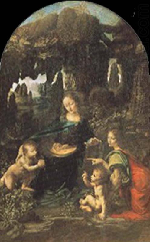Leonardo  Da Vinci Madonna of the Rocks china oil painting image
